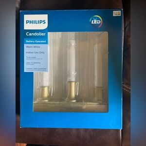 Philips Gold and White LED Candolier